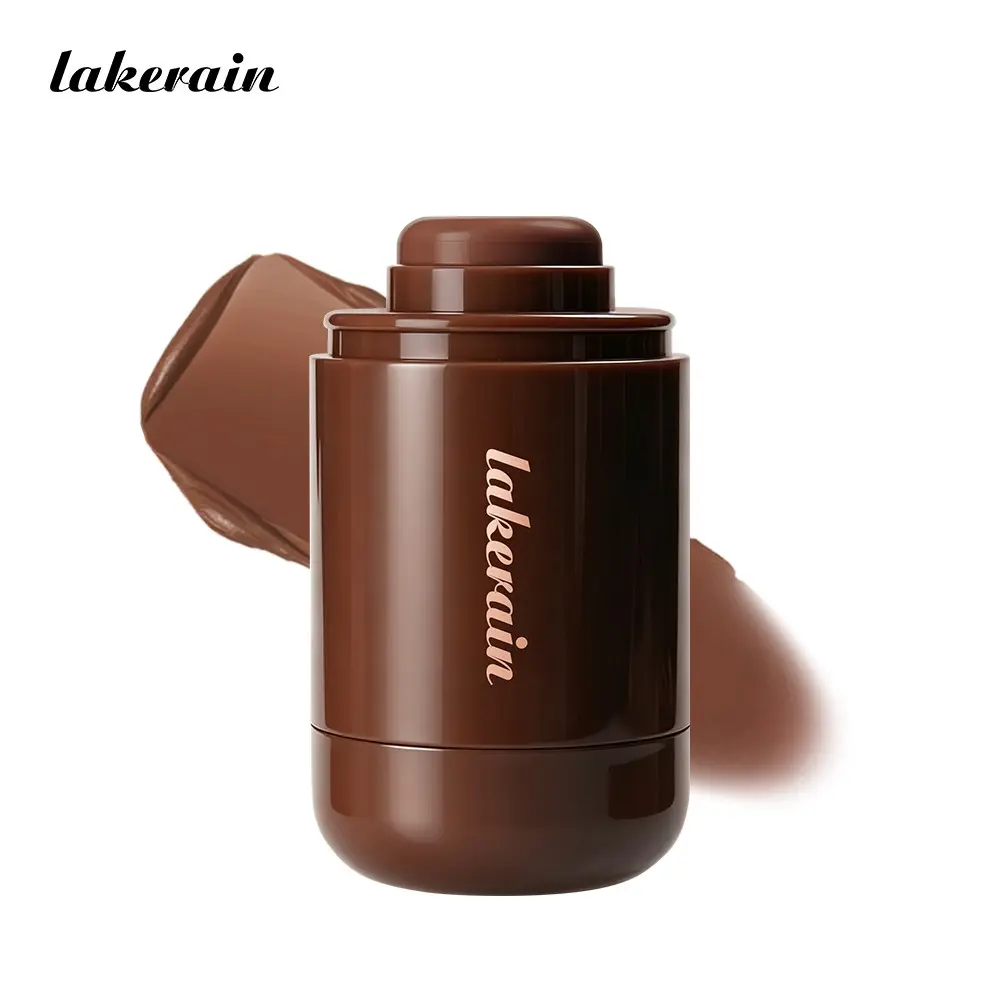 Lakerain Portable Cream Bronzer Stick, Lightweight, Blendable Color for Natural Sun-Kissed Contour, Beginner-Friendly, Ideal for All Skin Types, Cosmetic