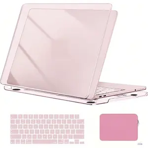 3 Piece Set Macbook Neo Case, Protective Cover, Laptop Casing, Keyboard, Transparent Bag, Easter Day, Spring, Summer, Laptop Accessories