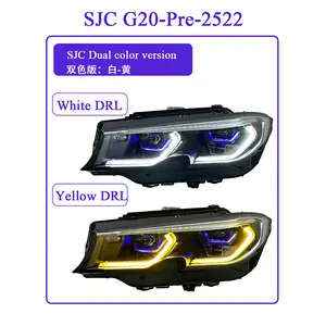 Applicable for 19-25 BMW 3 Series G20 G28 Headlamp Assembly Modified Laser Style Single-color / Dual-color Headlights