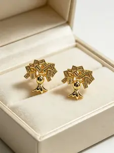14k Gold Plated Hip-Hop Style Money Tree Nugget Ring, Unisex Bold Fashion Jewelry, Perfect for Nightclubs and Birthdays, High-Visibility Gift, Jewelry Rings
