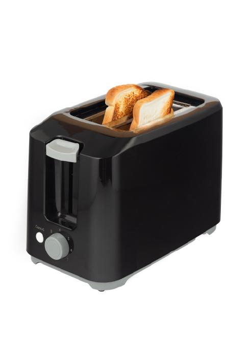 2-Slice Compact Fit Modern Toaster, Plastic/Steel Kitchenware, 6-Setting Shade Control, Reheat & Cancel Buttons, 10" Long Slots for Sourdough, Anti-Jam, Auto Shut Off, 900-Watt, Oatmilk Compatible