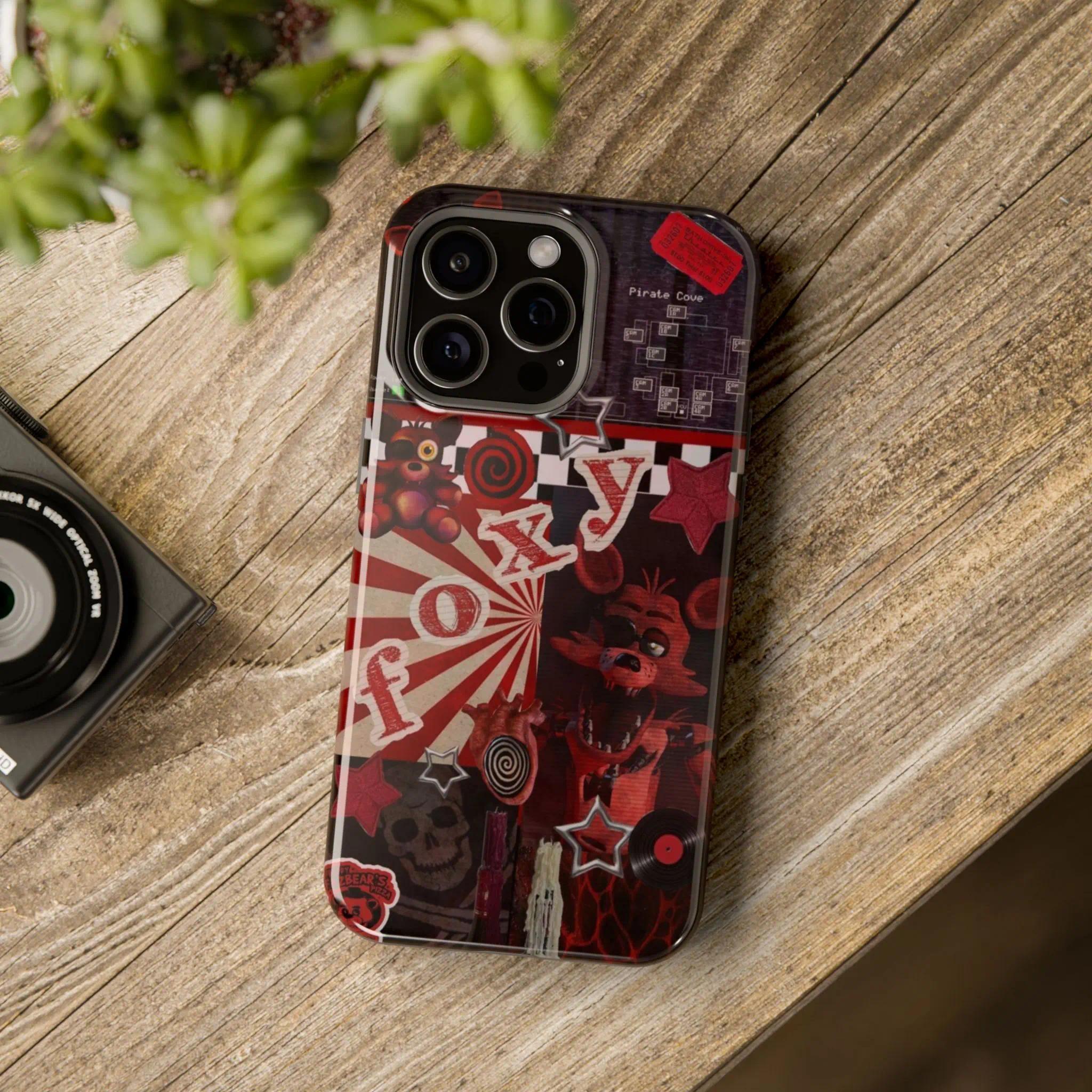 FNaF 2 Bonnie Foxy Chica Freddy Double-layer durable phone Cases For iPhone 17 16 15 14 13 12 Promax Pro Plus, hard shell protection ,Unique design,best Gift