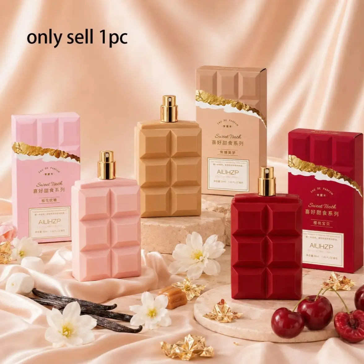 Chocolate Perfume 30ML, Sweet Food Scent, Aromatic Chic Gourmand, Warm Caramel & Soft Musk, Long-Lasting Luxury Eau De Toilette, Alluring & Seductive Caramel Fragrances, Caramel Perfumes