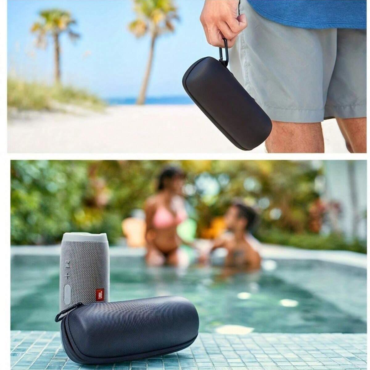 Eva Speaker Protective Case Cover for Jbl Flip 3/4/5/6, Shockproof Portable Bag with Handle, Outdoor Storage Organizer