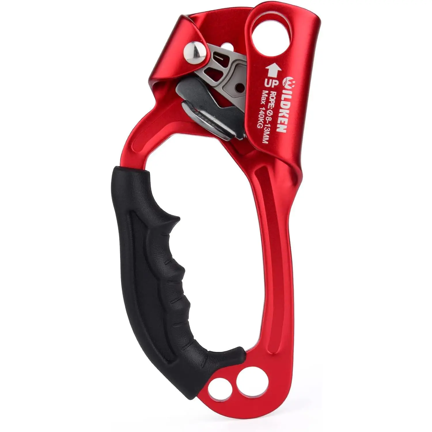 Climbing Hand Ascender Outdoor Mountaineering Tree Arborist Climbing Rappelling Equip Hand Ascender for 8-14MM Rope Left Right Hand Ascender