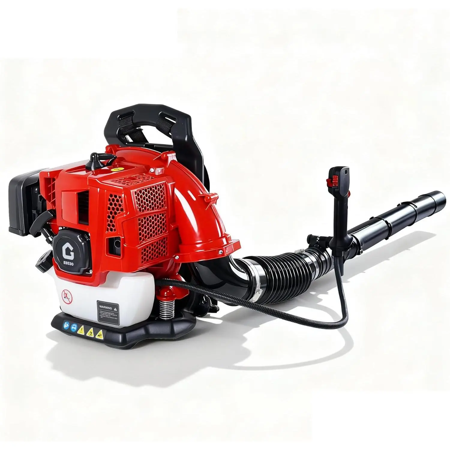 High-Power Gas Leaf Blower Backpack, 66CC 4.0HP, 2-Stroke, 880 CFM 320 MPH - Ergonomic, Low Vibration, Easy Start, Efficient Clearing for Lawn, Yard, Leaves & Snow