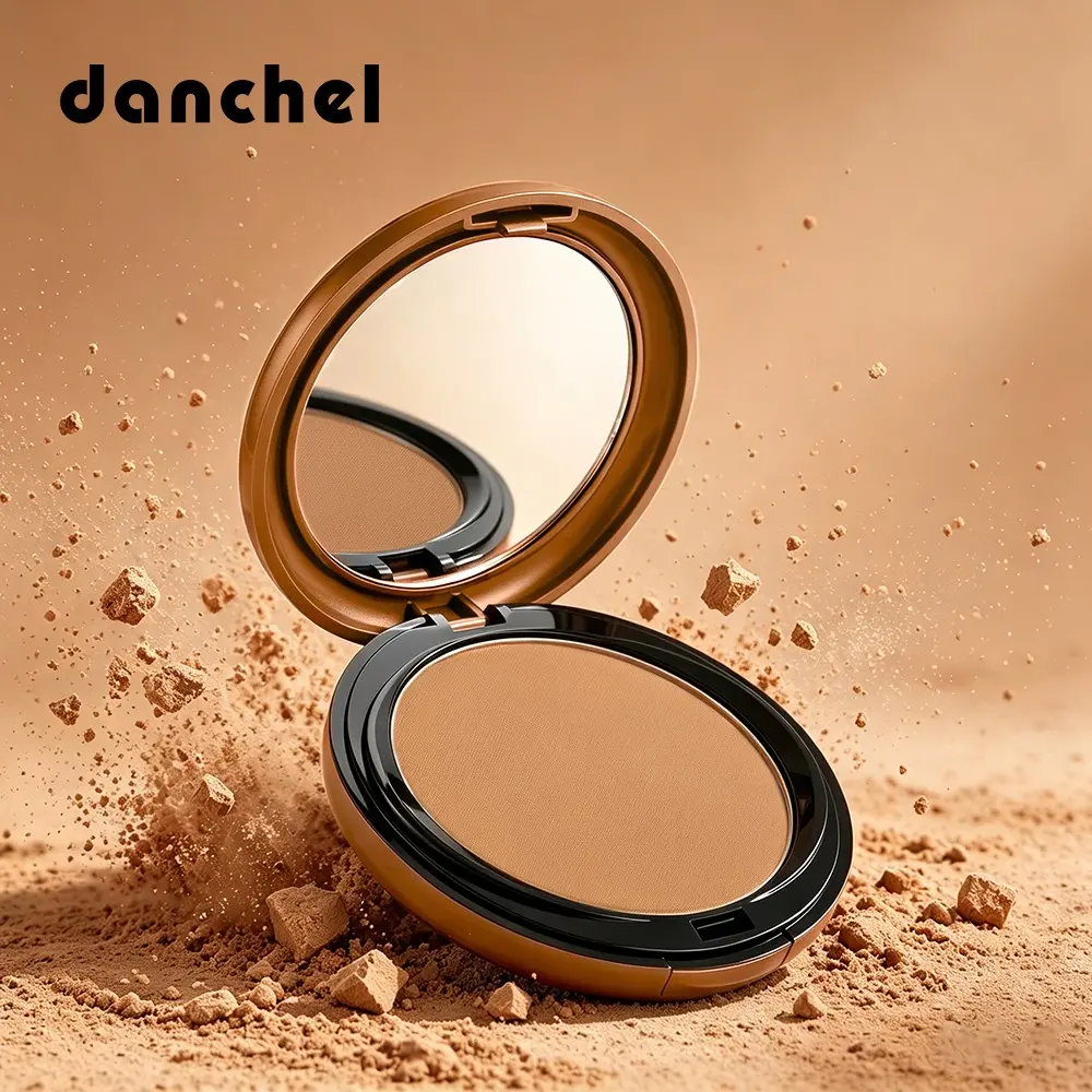 Soft Matte Smooth Bronzer Powder, Buildable Natural Warmth to Sculpted Contour, Long-Wear Crease-Free, Mirror & Puff Included, 6 Shades for All Skin Tones, Beginner-Friendly & Everyday Definition