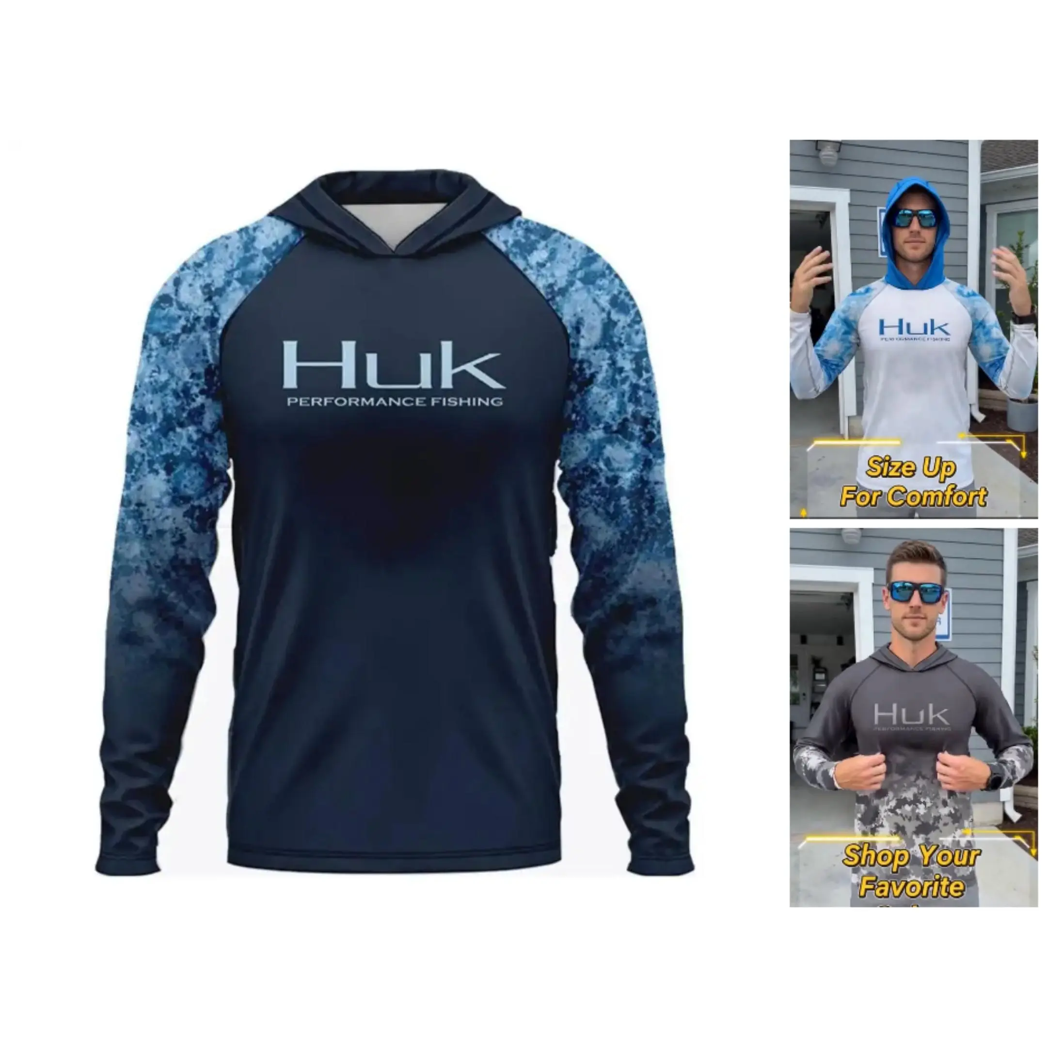 Long-sleeved sports outdoor jacket, new men's hooded casual jacket, lightweight and sun-protective!