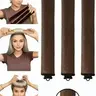 3 Pcs Hair Rollers Set, Satin Heatless Curling Kit, High Resilience Rubber, Soft & Durable, Perfect for Sleeping, Overnight Heatless Curlers, Home Use, Heatless Hair Curlers, Kim Kardashian bun, Heatless Styling Kit, Heatless Styling Tools