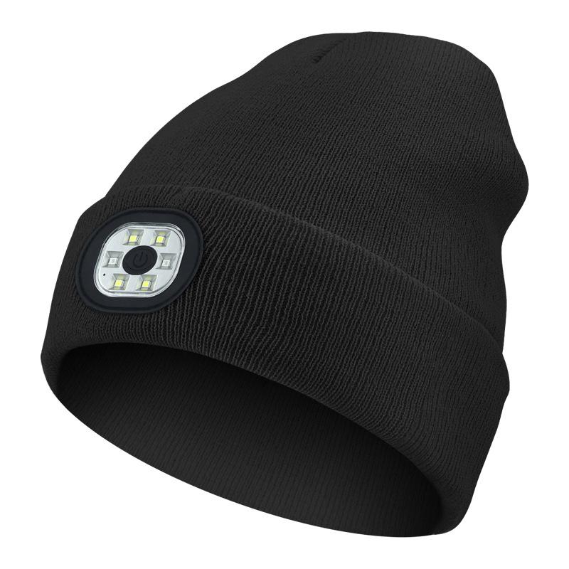 Women&Men LED Light Up Beanie Winter Hat – USB Rechargeable Warm Cap Gift for Men Him Father Outdoor