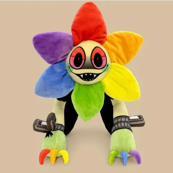 35cm Dandy's World Rainbow Flower Plush Toy Soft Stuffed Game Character Doll Home Decor Kids Birthday Collectible Gift