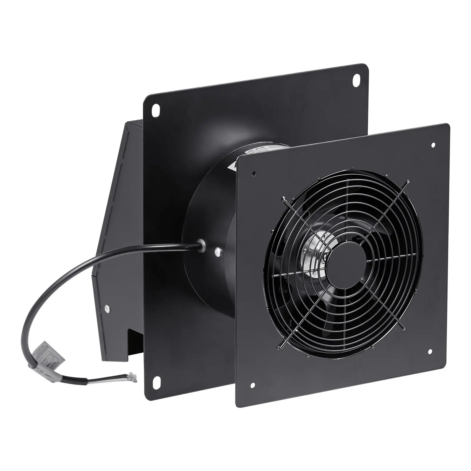 VEVOR 6 inch Through-The-Wall Ventilation Fan, 205 CFM Through Wall Exhaust Fan with AC Motor, Quiet Vent Easy Installation for Bathroom, Garage, Laundry Room, Storage Room Air Exchanger
