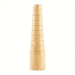 Bracelet Stick Round Drum Shape Step Bracelet Ring Size Measurement Wood Rod, Real Wood Ring Size Measurement Tool, Bracelet Repair Correction, Mandrel