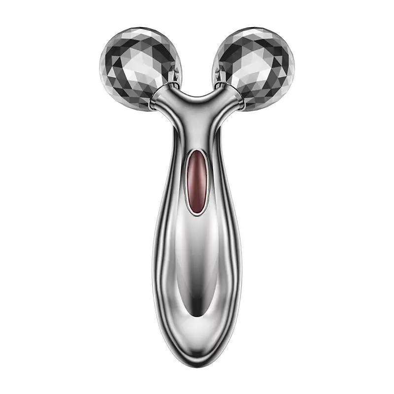 3D Face Massager Roller for Gentle Skin Tightening and Firming, Manual Facial Tool to Boost Daily Serum and Moisturizer Absorption, Evening