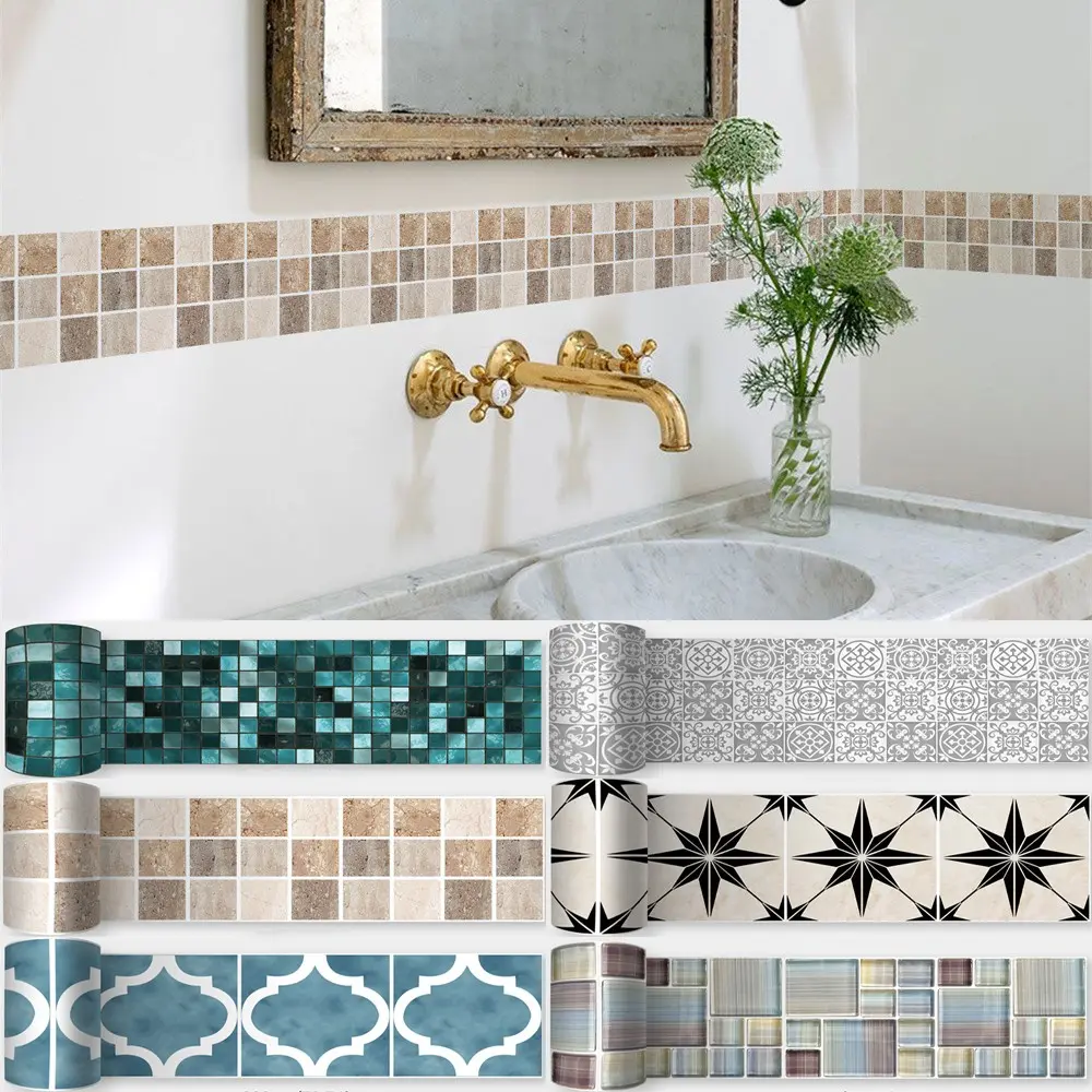 Self-Adhesive Decorative Trim, Flexible Wall Top Line, Baseboard Strip, 3D Wall Edge Band, Home Decoration Wall Molding, Wallpaper Border, Accent Wall Trim, Accent Wall Peel And Stick