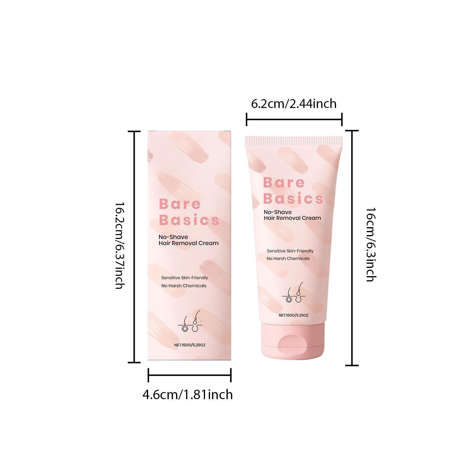 Unisex body hair removal cream gently cleanses and smooths the skin, removes hair without irritation, and leaves the skin hydrated, comfortable, and refreshed
