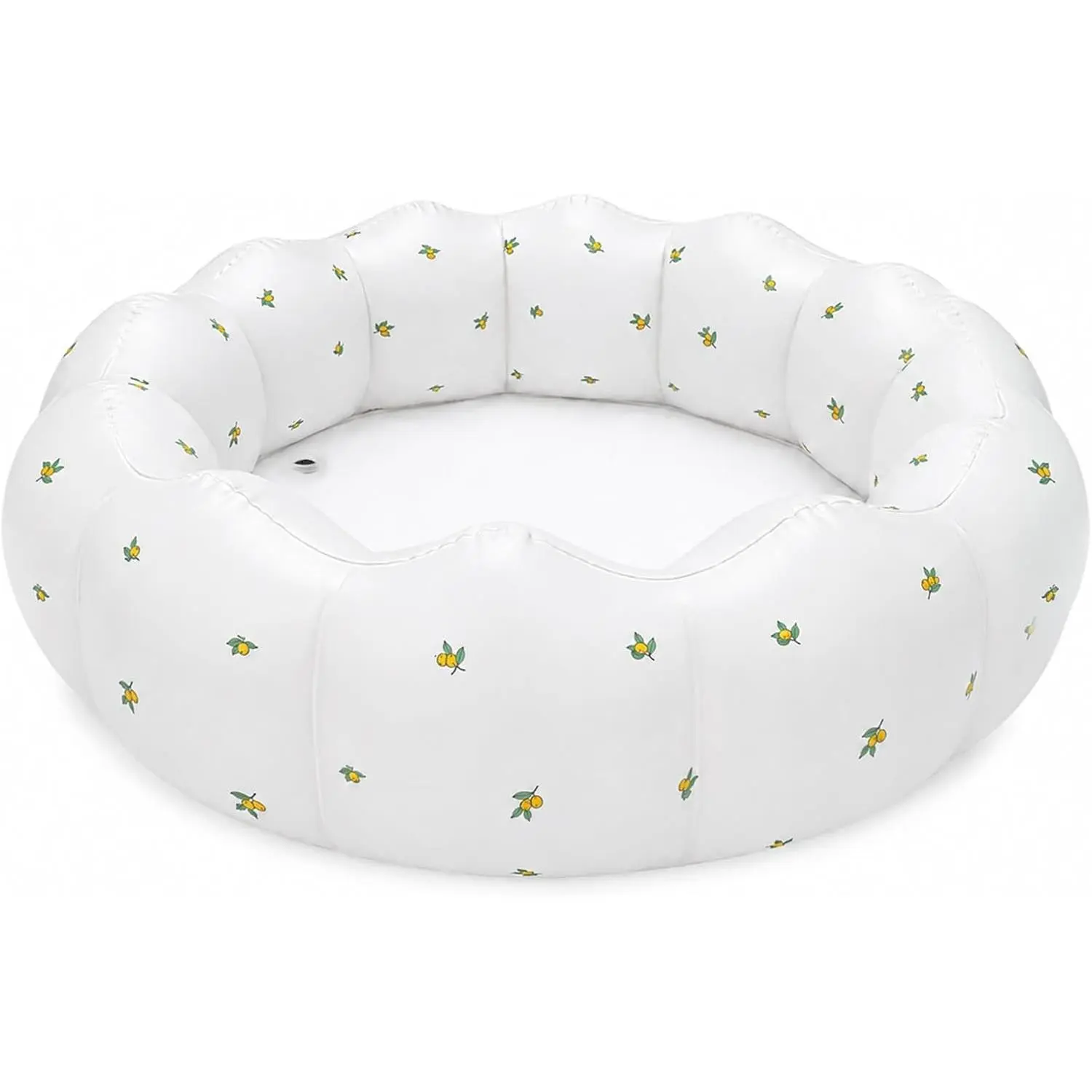 Portable Inflatable Paddling Pool for Kids Ages 0-3, 35" Baby Swimming Pool for Toddlers, Indoor/Outdoor Summer Water Play for Garden & Backyard, 90x25cm, White