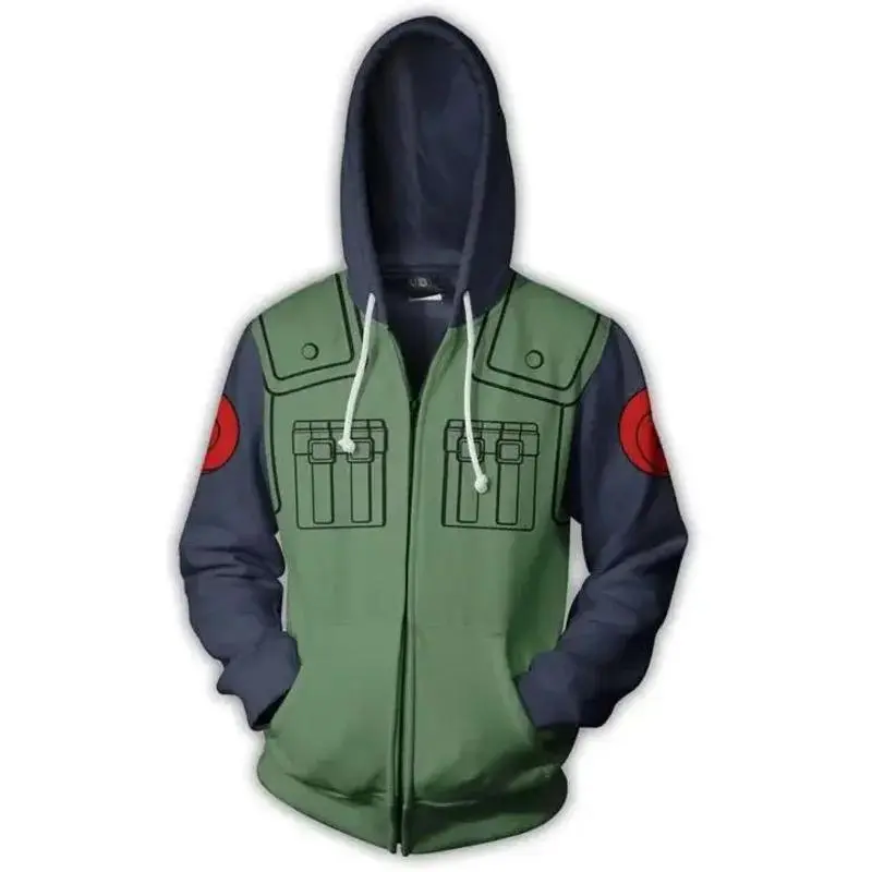 2025 Anime Kakashi Cosplay Hoodie Sweatshirt, Women's Casual Autumn Coat, Adult Halloween Costume Clothes, Sweatshirts, Tops, Long Sleeve