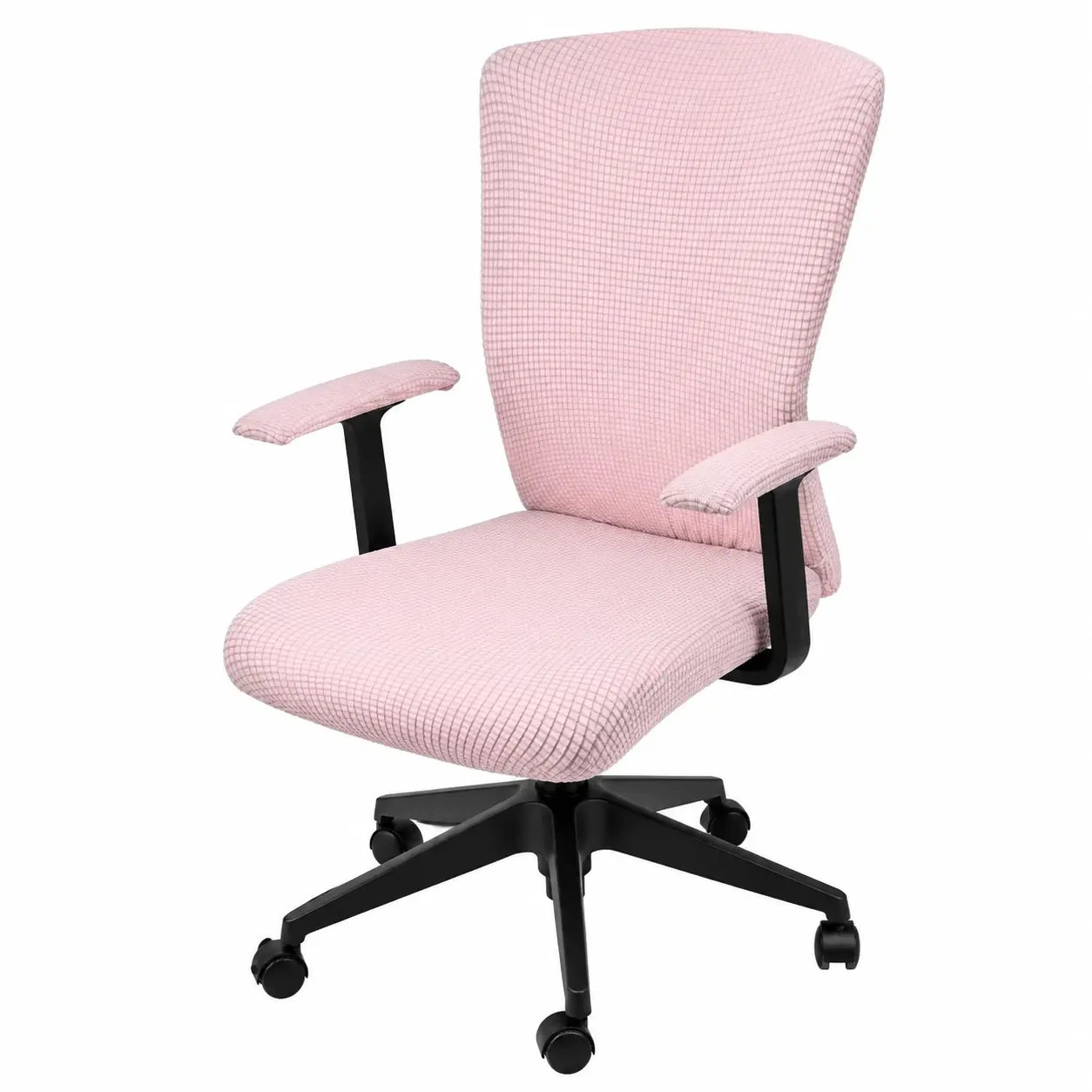 Ergonomic Stretch Seat Cover for Office Desk Chairs – Breathable Spandex Blend with Non-Slip Bottom, Universal Fit for Most Task Chairs, Ideal for Back-to-School and Home Office Use, Machine Washable and Quick-Dry Design