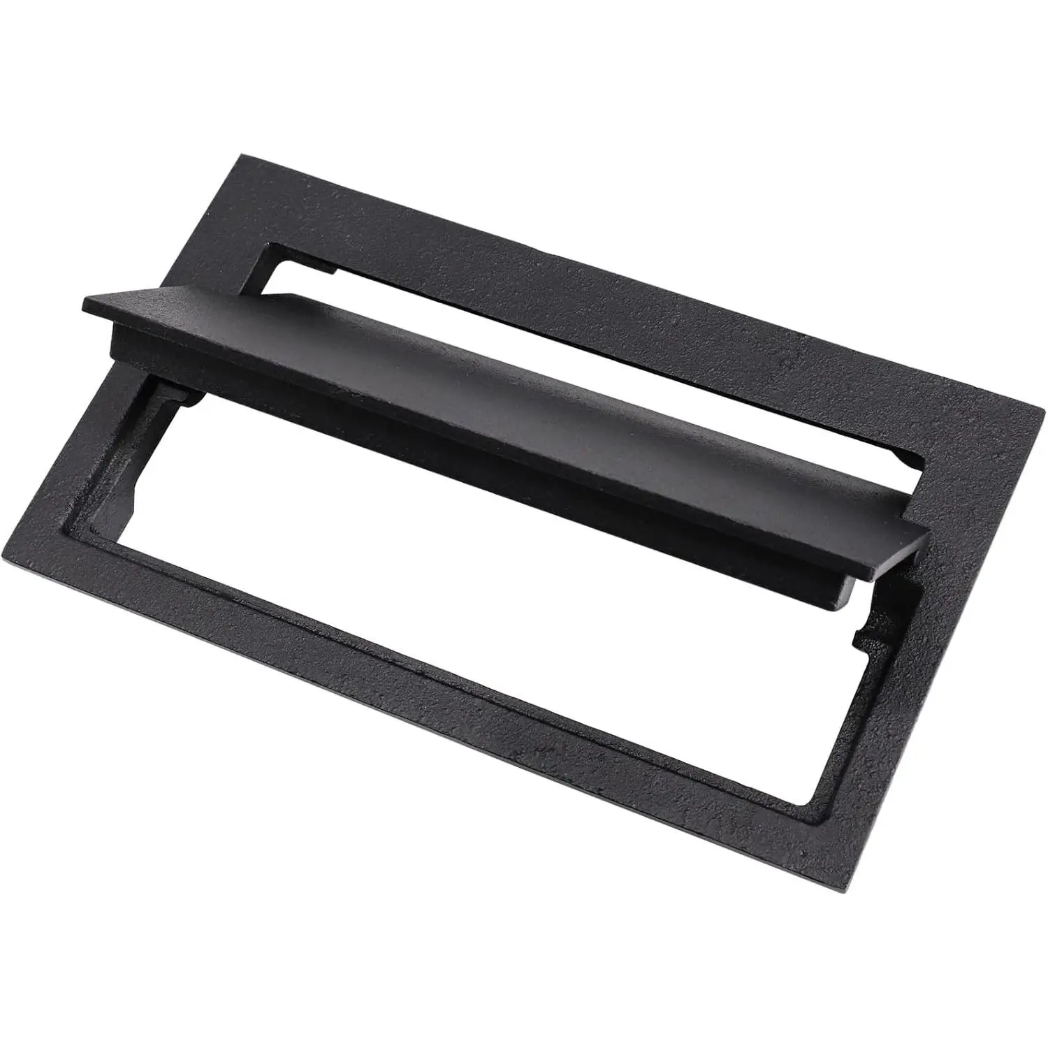 Cast Iron Fireplace Ash Dump Door Chimney Cleanout Door, Chimney Cleanout Cover, Ash Dump Cover, Fireplace Cleanout Cover Used to Isolate Ashes for Easy Cleanup of Debris, 4 1/2 by 8 5/8 Inch