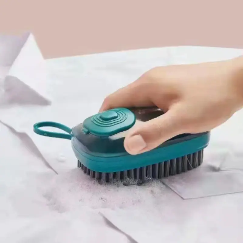 Automatic Liquid Addition Multi-Function Cleaning Brush, Soft Bristle Laundry Brush, Universal Stain Remover for Clothes Hats Shoes