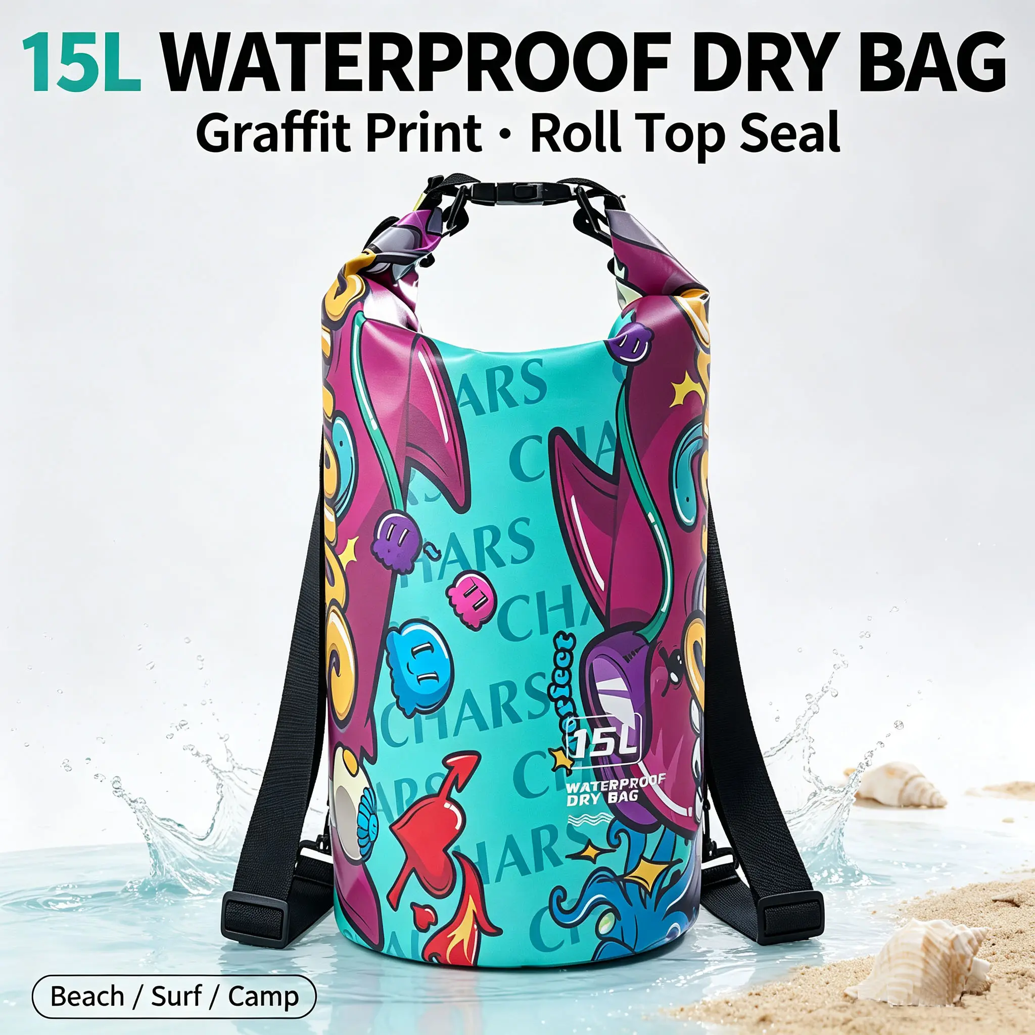 Portable IPX6 Waterproof Dry Wet Separation Swimming Backpack - Bailan Dry Snorkel Swimming Equipment Bag, Lightweight Professional Gear Storage for Snorkeling, Diving, Surfing, Dry Snorkel Swimming Equipment Bags
