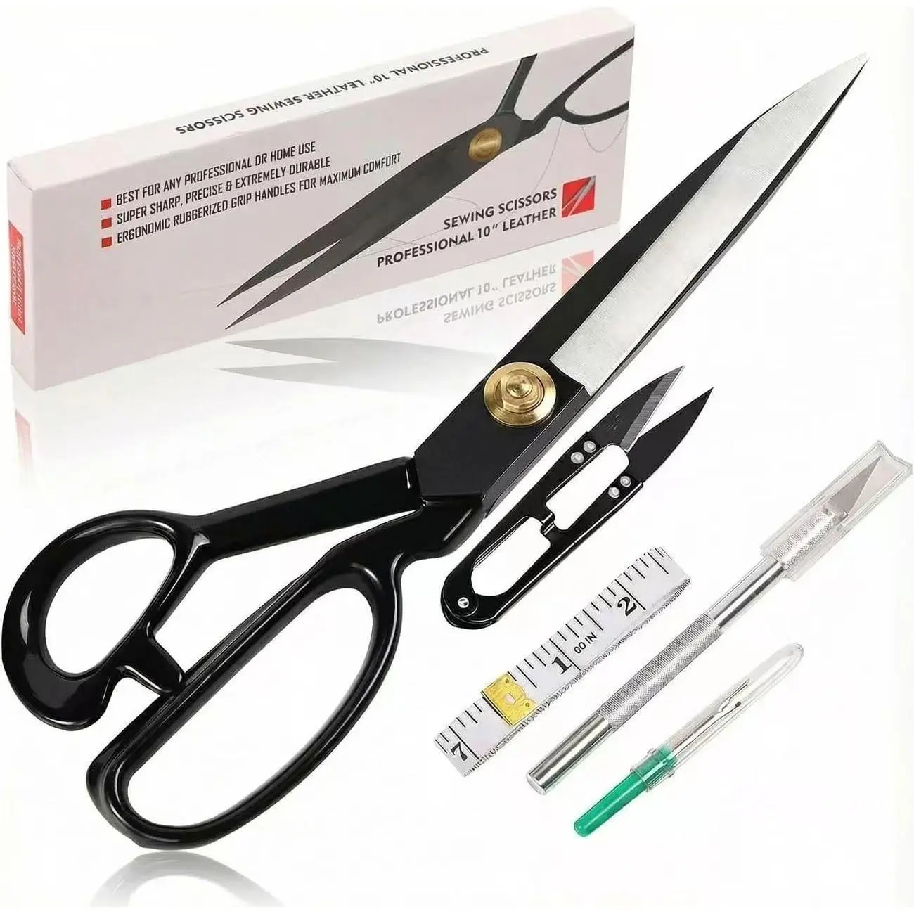 Fabric  - 8 Inch Sewing Dressmaking  Tailor's Dressmaker Shears for  Fabric, Clothes, Leather,