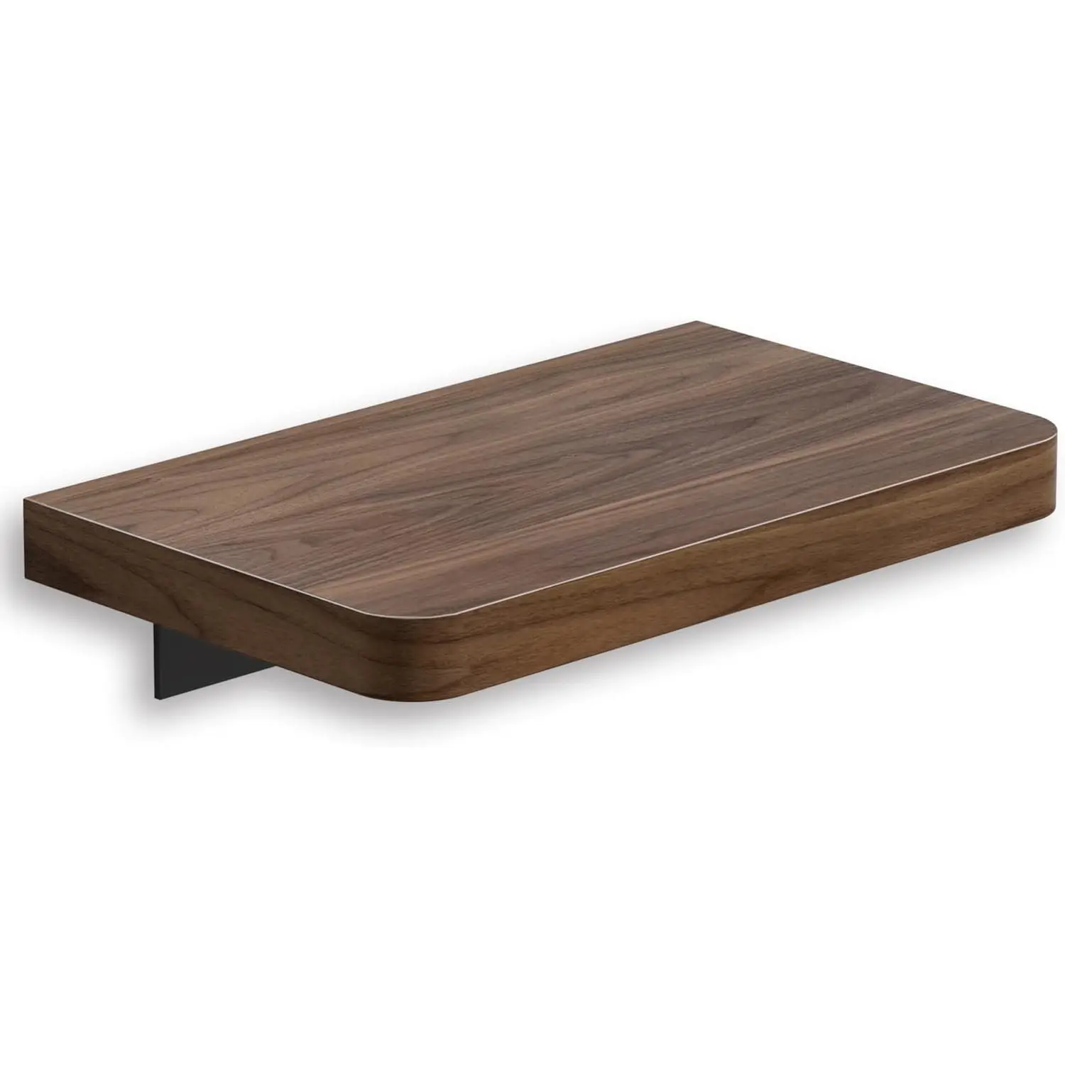 Solid Walnut Floating Shelf, 8 inch Small   Wall Mounted Shelf for Bathroom, Kitchen, Bedroom, Living Room,  Decor