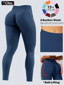 Workout Gym Leggings for Women, Fitness Seamless Sculpt Leggings, Seamless Compression Tummy Control Leggings, Mid Rise Yoga Pants, Hidden Scrunch, Butt Lifting Gym Yoga Pants, Workout Athletic Leggings