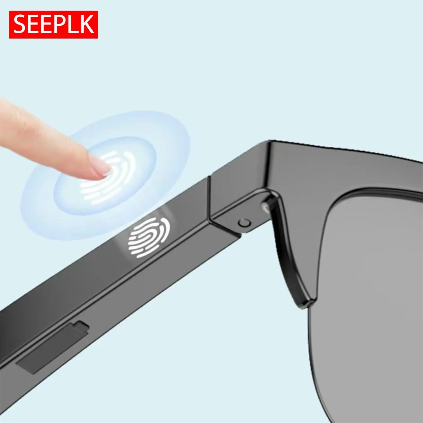 Touch Control Wireless Sunglasses, HiFi Sound & HD Lens Glasses, Multifunctional Bluetooth-compatible Smart Glasses, Electronic Audio & Video Product, Wearable Smart Glasses, Wireless Audio Eyewear