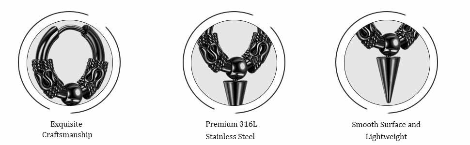 FINREZIO 25 Pcs/Set Men Clip on Earrings Stainless Steel Cross Chain Dangle Earrings Black Fake Earrings for Men Women Non Pierced Huggie Hoop Earrings Set Daily FINREZIO 25 Pcs/Set Men Clip on Earrings Stainless Steel Cross Chain Dangle Earrings Black Fake Earrings for Men Women Non Pierced Huggie Hoop Earrings Set Daily