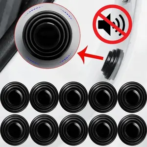 10pcs/20pcs Automotive Collision Silicone Pads, Door Cushion and Shock Absorber Pads for Cars, Soundproof Car Door Shock Pads