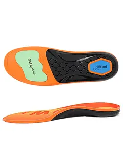 Heavy Duty Orthotic Insoles for Severe Flat Feet & Plantar Fasciitis, Arch Support Inserts for Over-Pronation, Foot Pain Relief for Men Women