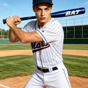1pc Adult Aluminum Baseball Bat 20", Perfect for Outdoor Casual Play and Fitness, Multi-Color Swing Practice Equipment for Daily Exercise