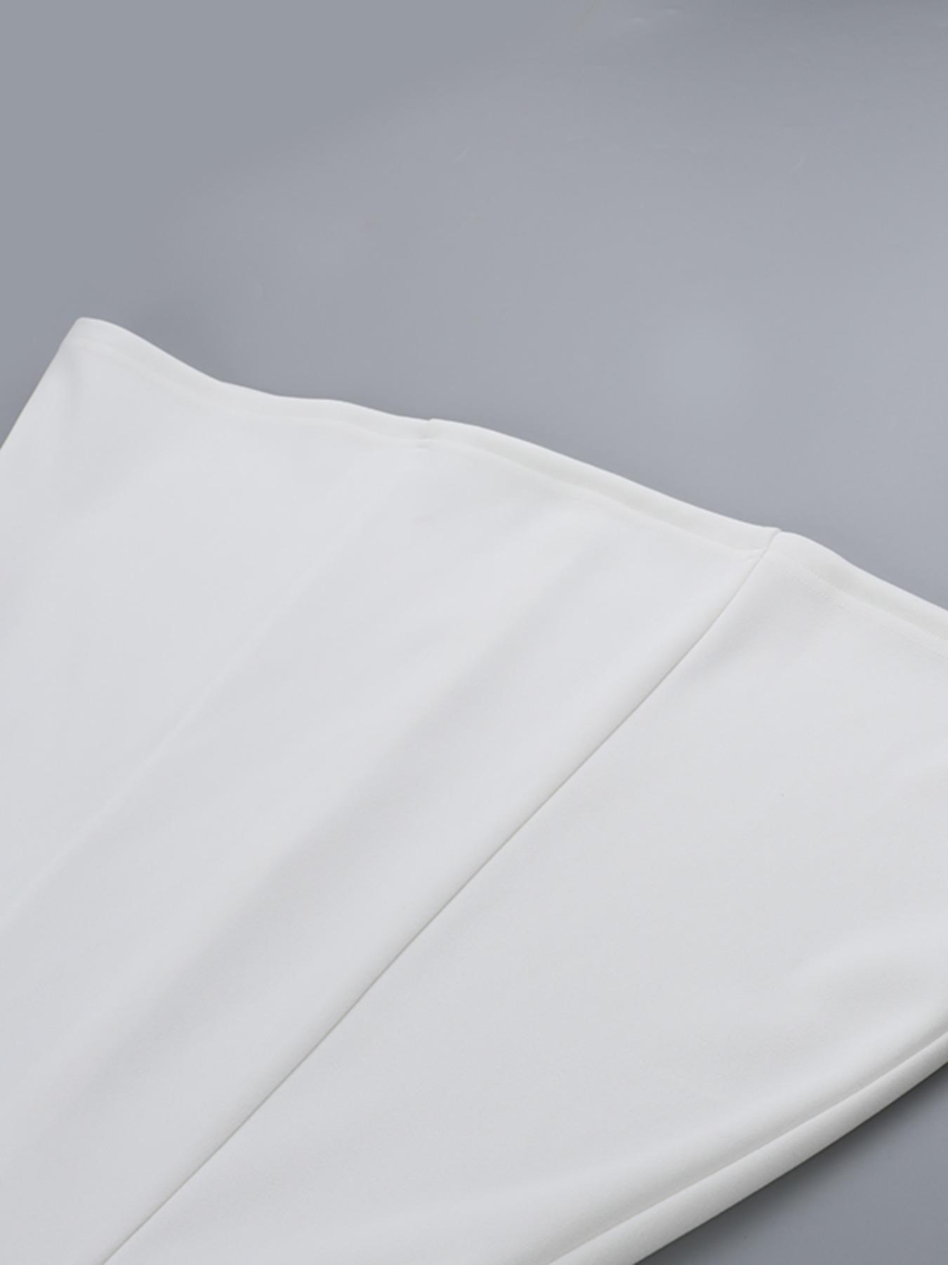 Women's Plain Square Neck A Line Dress, Formal Wear, Elegant Cap Sleeve Short Dress for Party Holiday Wedding Guest, Ladies Fall Clothes