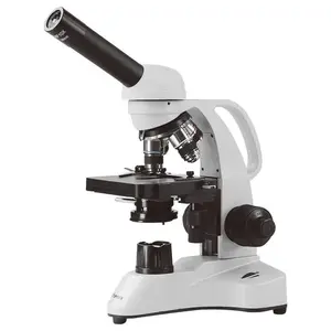 Monocular Microscope Kit with 40X-16000X Magnification, 5-Color Fill Light, 360° Rotating Head, STEM Educational Science Toy for Kids, Homeschool Birthday Christmas Gift