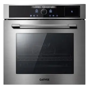 Garvee 2.5 Cu.ft Built-in Electric Steam Oven Combo, 24 Inch Wall Oven with 5 Cooking Modes, Touch & Knob Controls, Triple Glass Door, Easy Clean Interior, Timer & Safety Lock