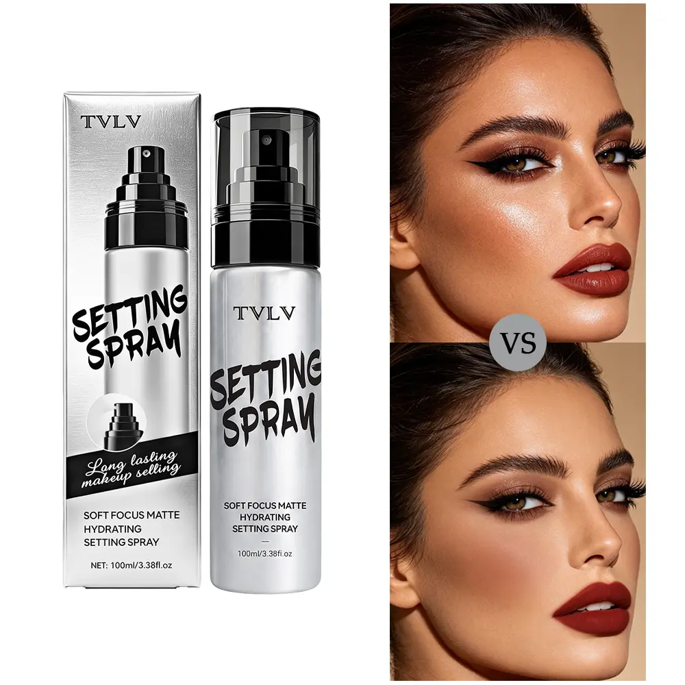 Matte Setting Spray, Long Lasting Waterproof Makeup Setting Mist, Oil Control Shine-Free Pore Blurring Hydrating Finishing Spray for All Skin Types