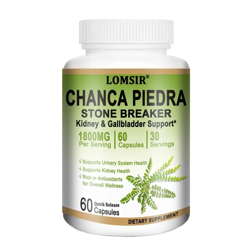 Chanca Piedra Capsules - 1800Mg Per Serving - Supports Liver and Kidney Health, Supports Urinary Tract Health - 60 Capsules