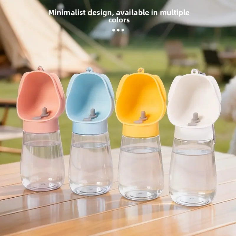 Dog water cup and drinking device for outdoor use, dog water bottle, small dog outdoor water dispenser, large-capacity pet travel cup for feeding water when going out