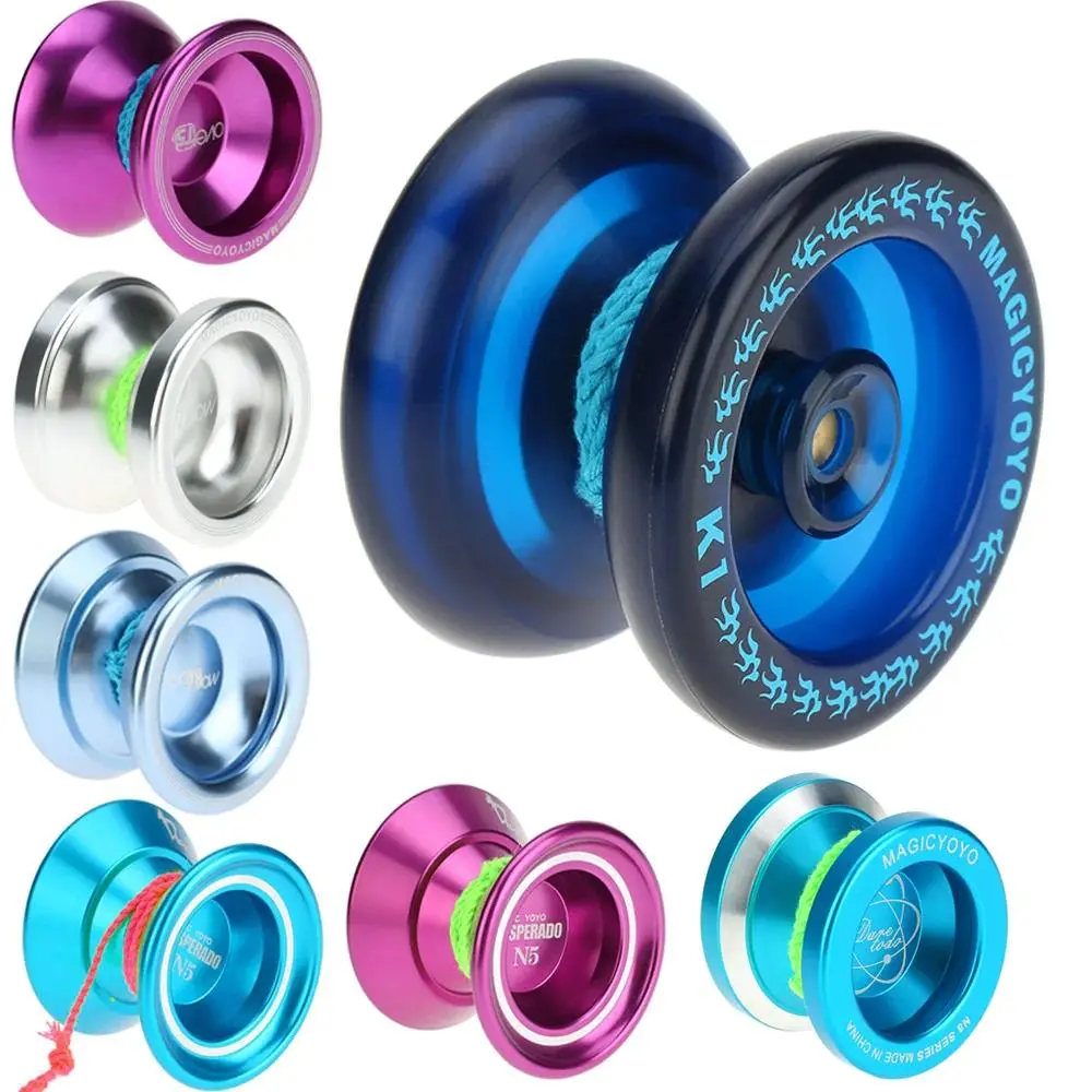 Professional Magic Yoyo K1 Spin ABS Yoyo 8 Ball KK Bearing with Spinning String for   kawaii   relieve anxiety   decoration school reward    stress relief  ball  favor prank squeeze   game   slow rising squishies  fun toy time kid birthday xmas gift