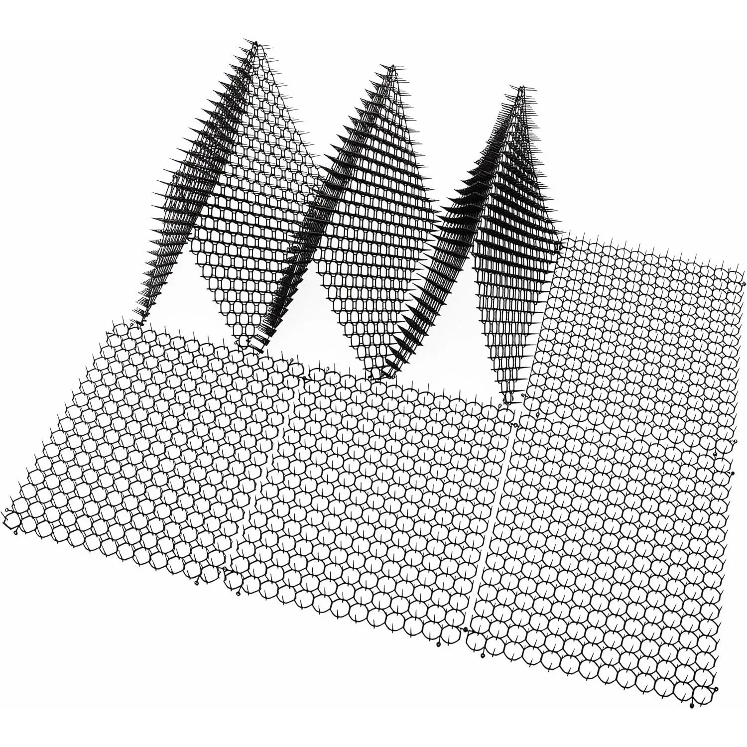 10 Pack Cat Repellent Mat for Indoor & Outdoor, Anti Cat Scratch Mat with Spikes, Cat Deterrent Mat for Garden, Sofa, Bed, Waterproof & Reusable