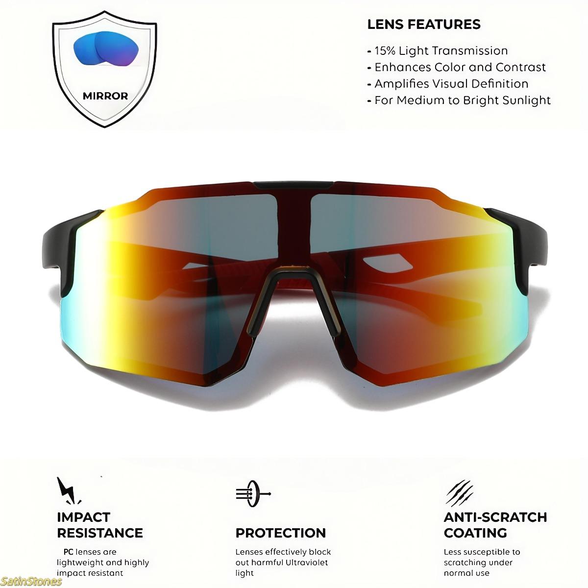 2026 Best-Selling Unisex Oversized Wrap-Around Sports Sunglasses—Featuring UV400 Protection, Colorful Wind-Resistant, and Anti-Glare Lenses. These comfortable, unisex shades offer a secure fit, making them ideal for cycling, hiking, running, fishing, and