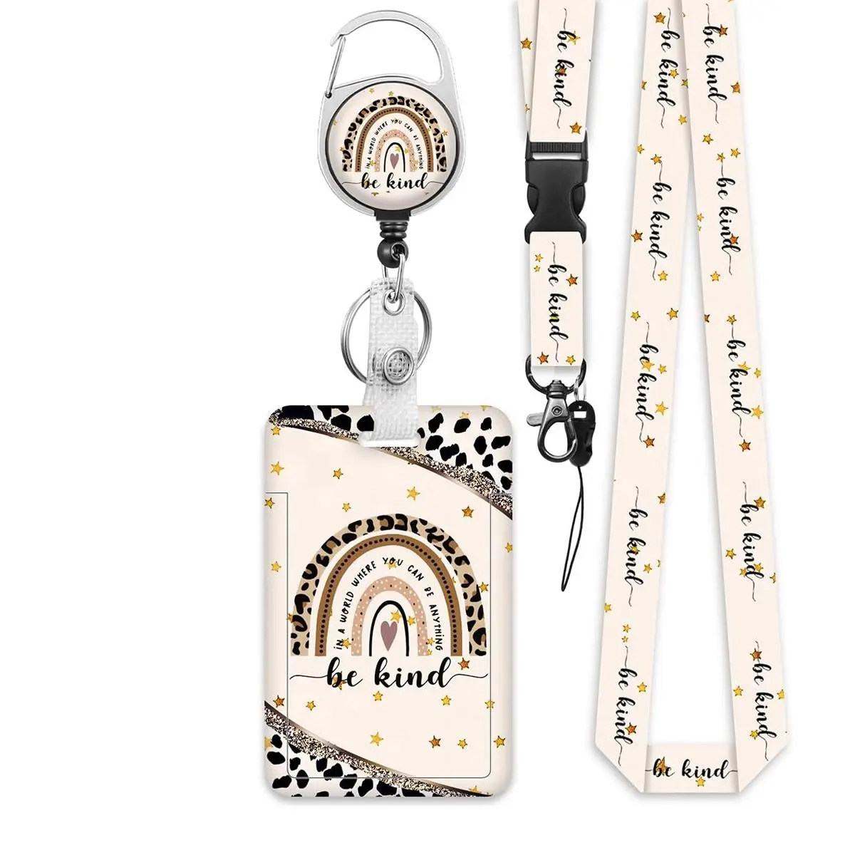 Butterfly Heart Nurse ID Badge Holder Set, Durable Personalized Lanyard with Retractable Reel, Teacher Keychain for Daily Wear, Id Badge Holders Retractable, Id Holders For Badges