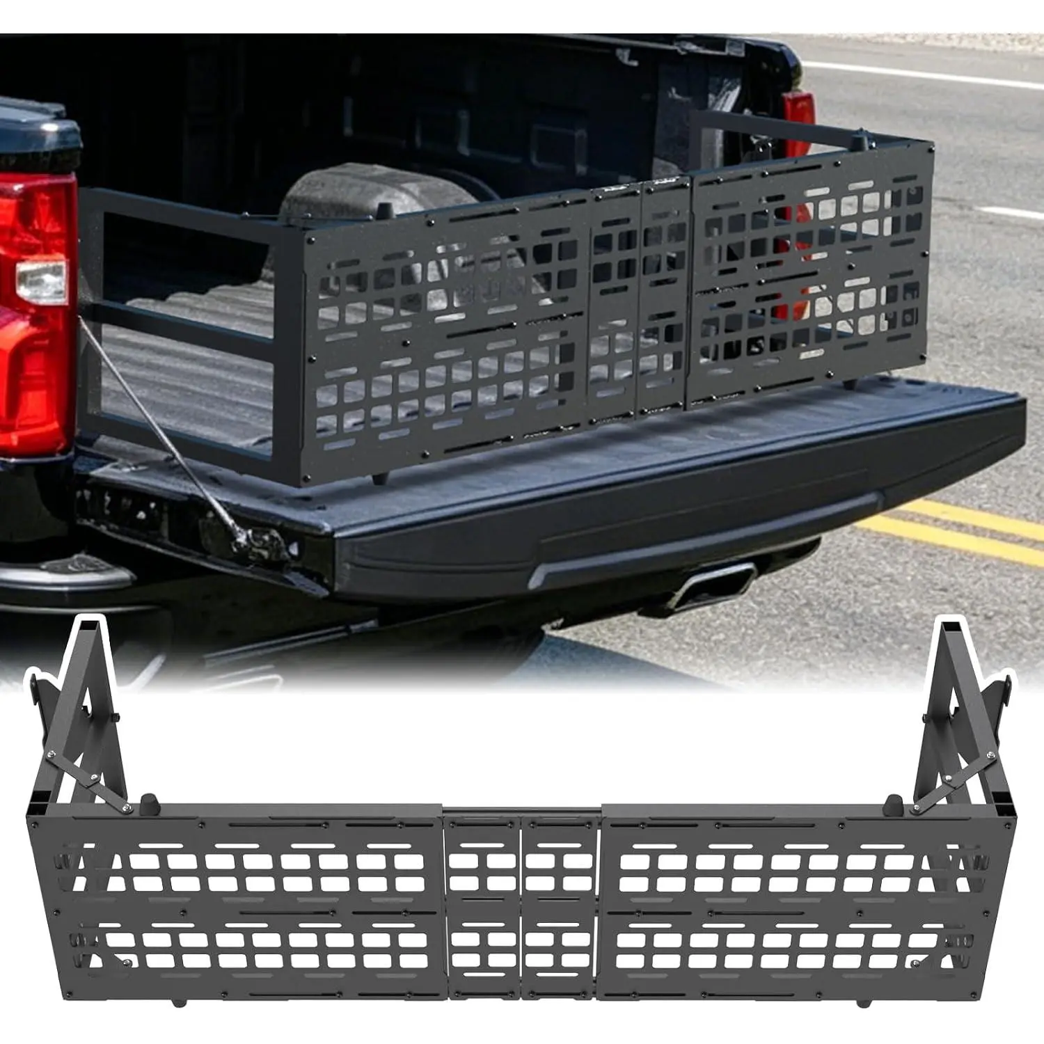 Truck Bed Tailgate Extender - Auto Replacement Bed Accessory Compatible with 2019-2026 Chevy Silverado, GMC Sierra 1500
