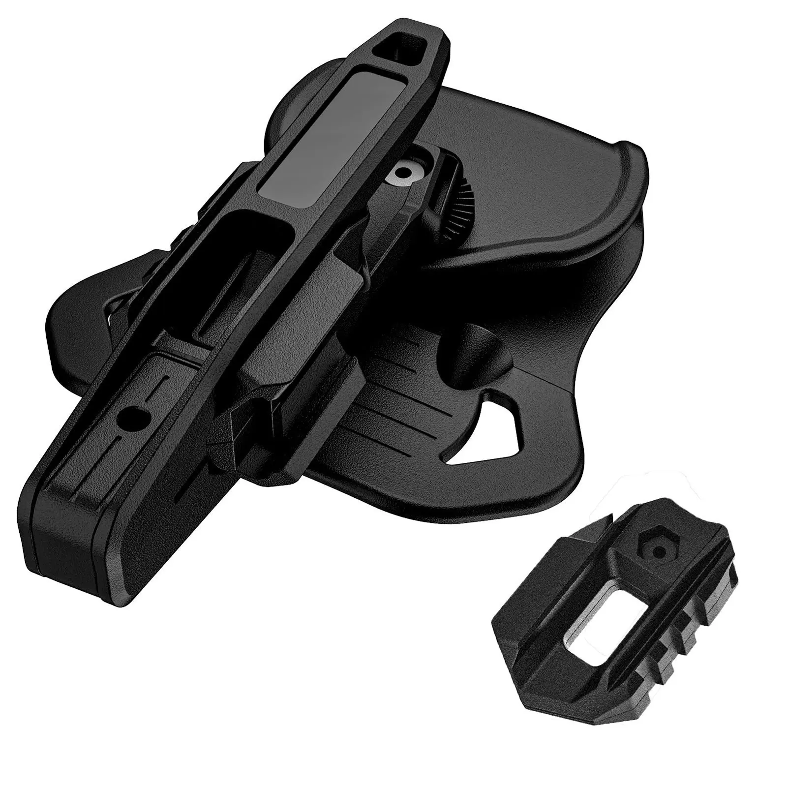 9mm/SW40/357 Pistols Holster,Sentry Equipment Accessories With Guide Rails Compatible with Dual Magazine Magazines, Essential Shooting Accessories for Hunters