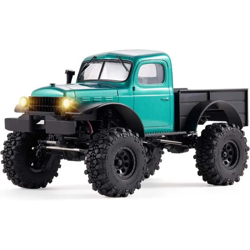 FMS FCX24 Power Wagon 1/24 Brushless RC Rock Crawler, 4WD RTR Off-Road Brushless RC Truck, 2.4GHz Remote Control Model, Brushless Rc Trucks  vehicle