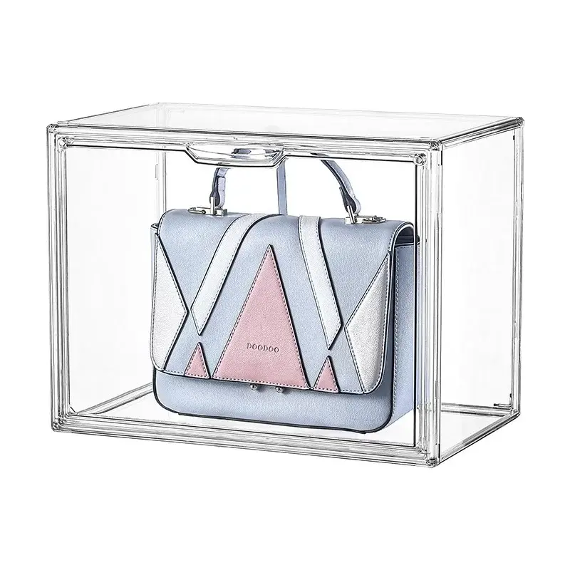 Transparent Bag Storage Box, Luxury Display Cabinet Organizer, Home Use Bag Shelf, Hanging Bag Holder, Essential Closet Accessory