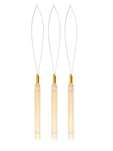 Wig Extension Tools, Lightweight Bead Stringer for Easy Operation, 3-Piece Set for Wig Installation, Hair Weaving, Thread Guide