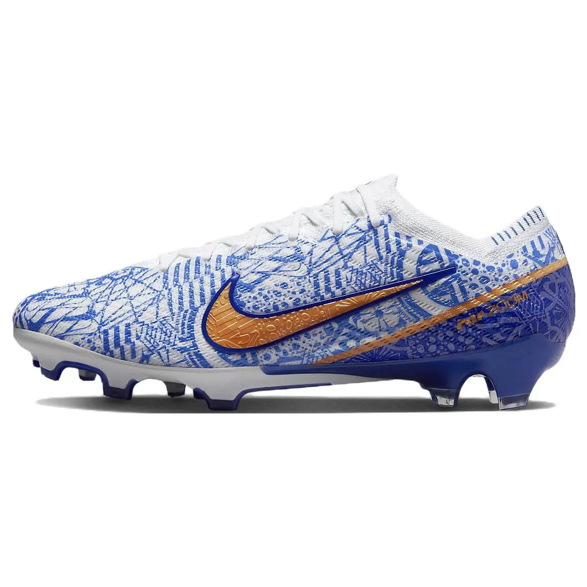 Nike Mercurial Vapor 15 Zoom Elite CR7 Soccer Cleats for Men and Women – Round Toe, Lace-Up, FG Rubber Studs, Cushioned, Non-Slip, Durable Verifiable, with credentials and supporting global authentication